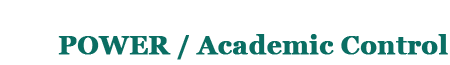 Academic Control